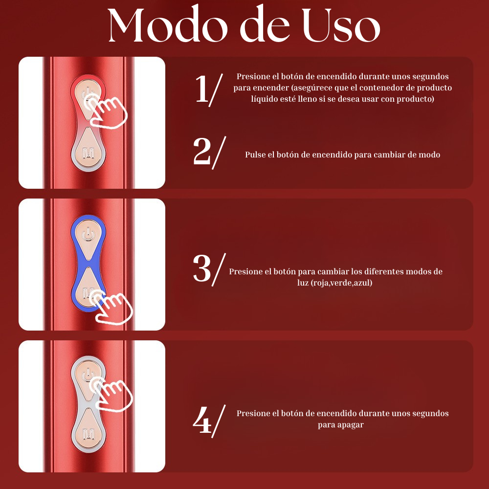 Sensia cepillo con dispensador de Aceite capilar